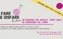Fare e disfare la storia