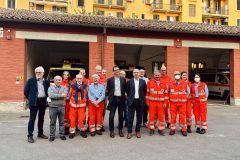 Il Sindaco di Parma in visita alla Pubblica Assistenza