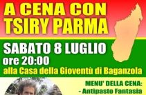 A cena con Tsiry Parma