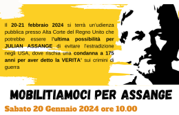 Mobilitiamoci per Assange