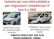 Inaugurazione nuovi mezzi di trasporto sociale